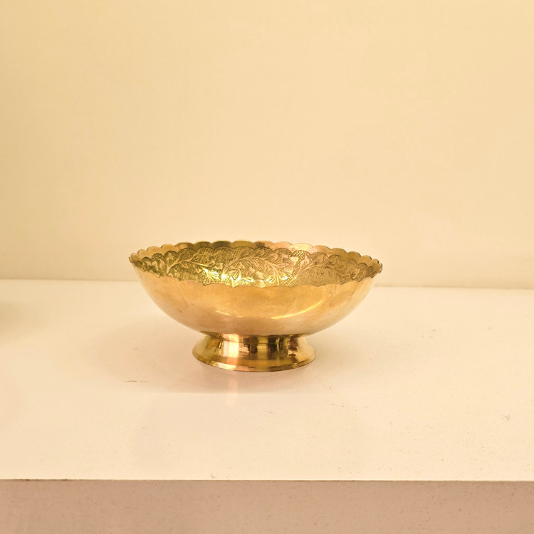 کاسه آجیل خوری برنجی هندی