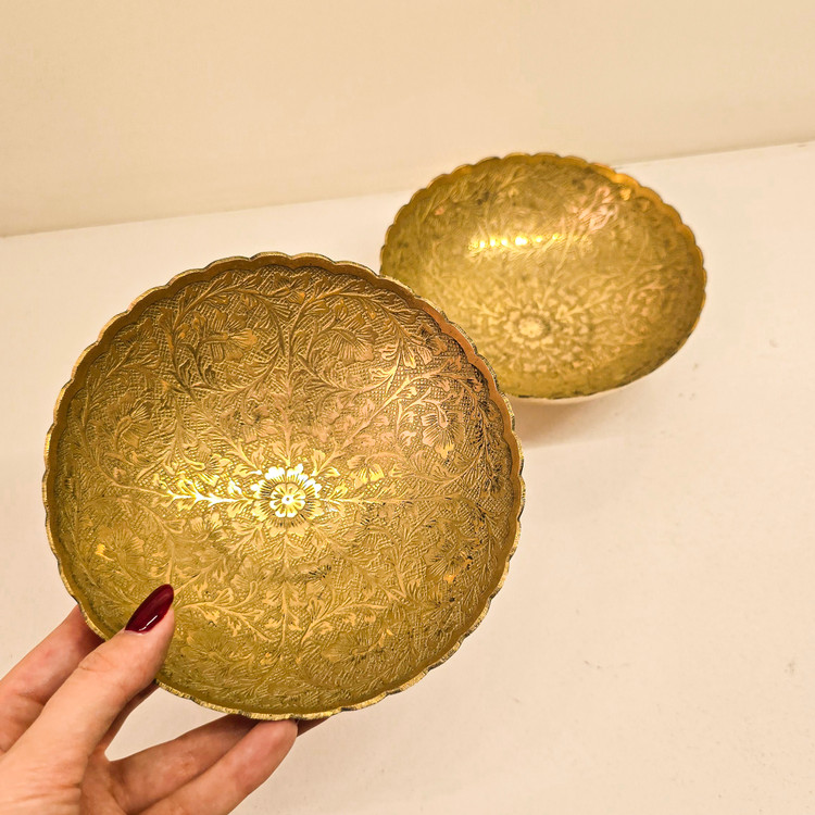 کاسه آجیل خوری برنجی هندی