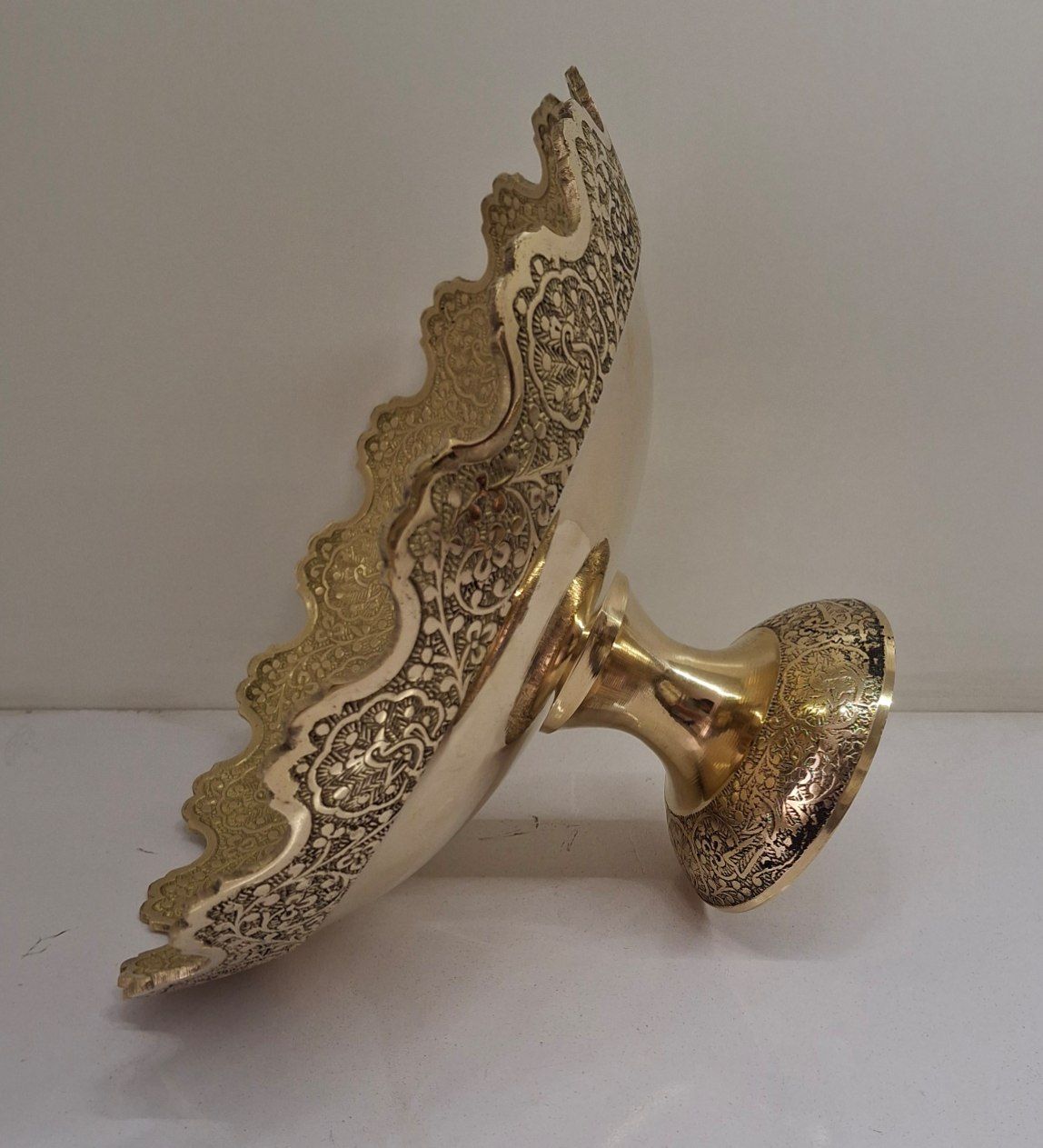 شکلات خوری برنجی هندی 10 اینچ
